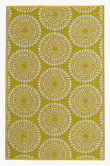 Daisies Yellow Reversible Recycled-Plastic Camping Mat
