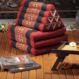 Thai Triangle Pillow Mattress - Red Elephant