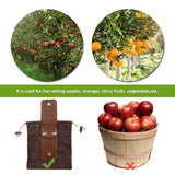 Canvas Collapsible Outdoor Camping Foraging Pouch Mushroom Storage Water Resistant Leather Bushcraft Belt Tinder Dump Pouchs Brown for Travel Camping Hiking Bag Only (Brown)