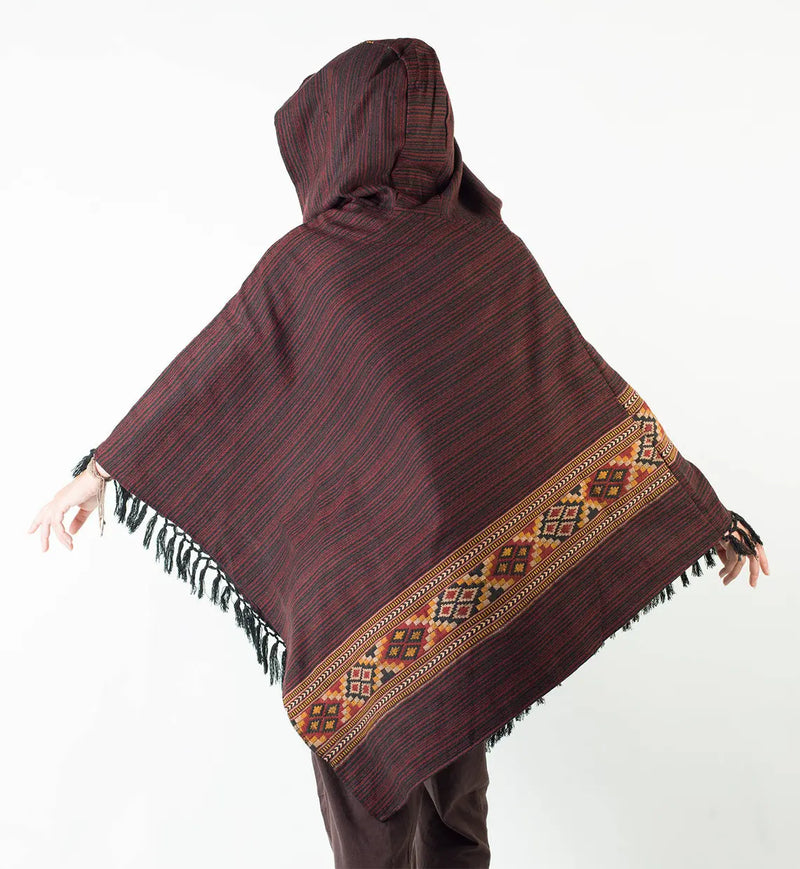 Women's Handmade Cashmere Bohemian Poncho