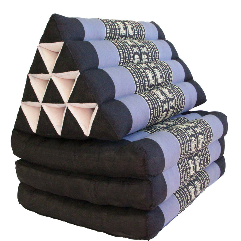 Thai Triangle Pillow Mattress - Blue Elephant
