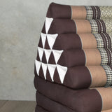 Thai Triangle Pillow Mattress - Brown