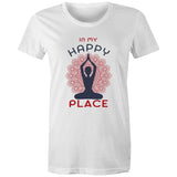 Women's Organic Tee - In My Happy Place
