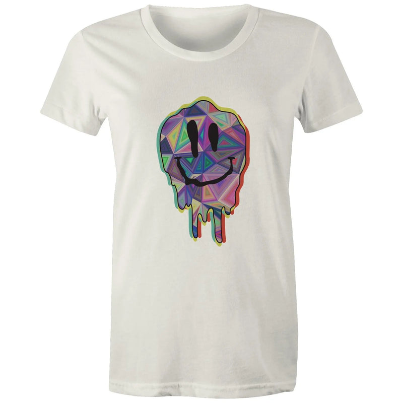 Women's Tee - Melting Happy Face 