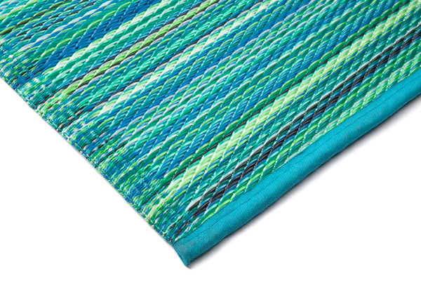 Cancun Aqua Recycled-Plastic Caravan Camping Mat