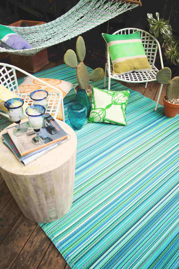 Cancun Reversible Recycled-Plastic Camping Mat