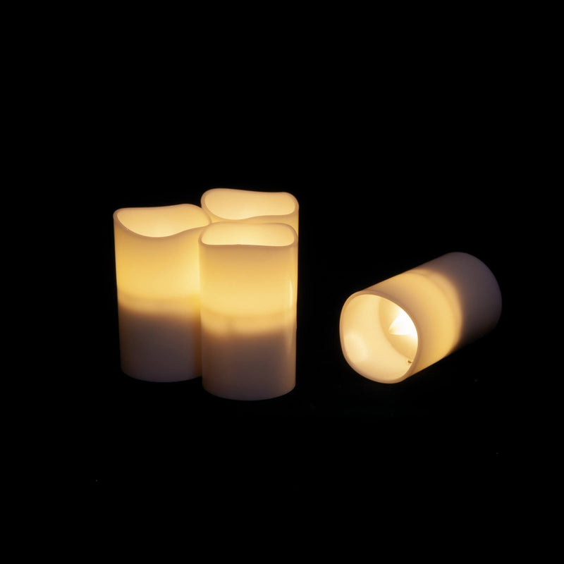 Waterproof Mini-Pillar Rechargeable Tea Light Candles
