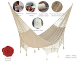 Deluxe Mexican Boho Hammock 