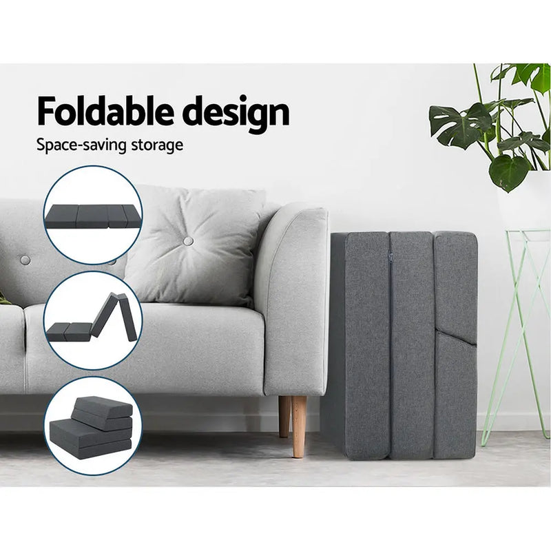 Foldable Camping Mattress and Seat - Single