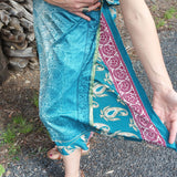 Recycled Sari Wraparound Skirts 