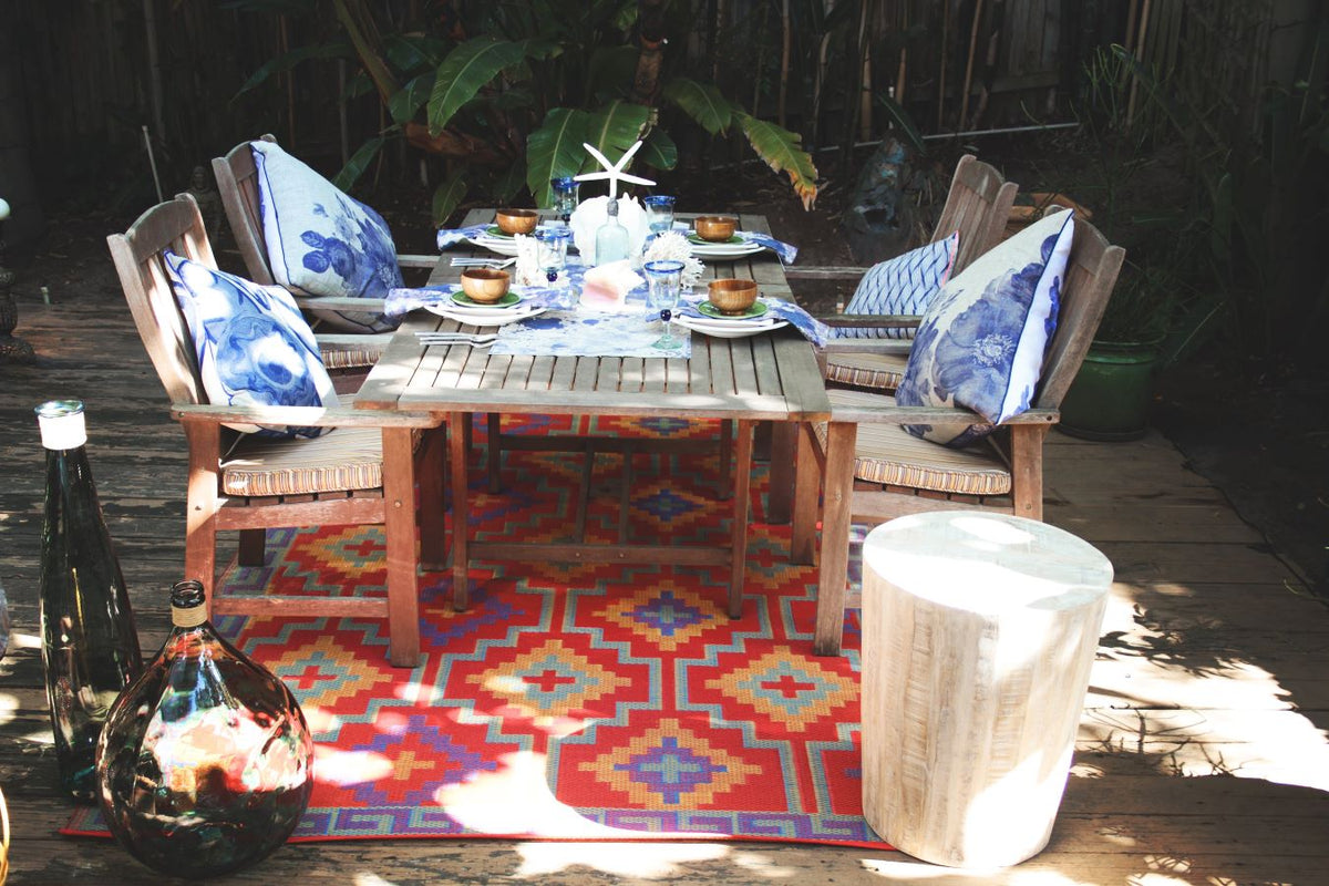 Lakasa Sunset Recycled-Plastic Caravan Camping Mat