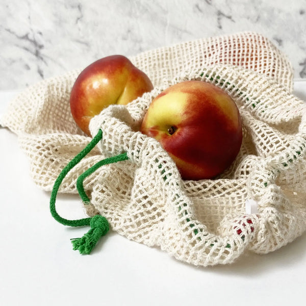 Certified Organic Cotton Mesh Produce Bag - Single Bag 