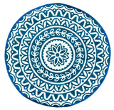 Pushpa Mandala Reversible Recycled-Plastic Outdoor Mat