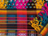 Ecuadorian Cotton Hammock - Rainbow Tassels 