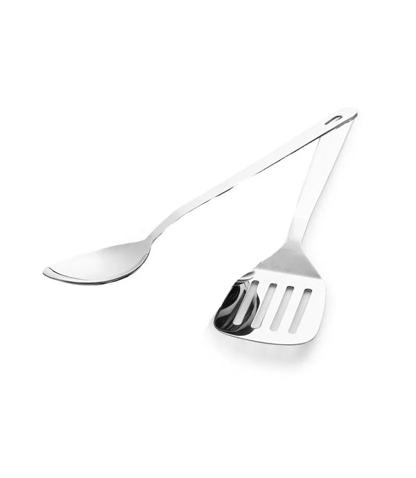 Fairtrade Hand-Forged Serving Spoon & Spatula 