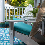 Seville Blue Reversible Recycled-Plastic Outdoor Rug