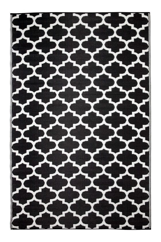Tangier Reversible Recycled-Plastic Outdoor Rug Boho Road Trip