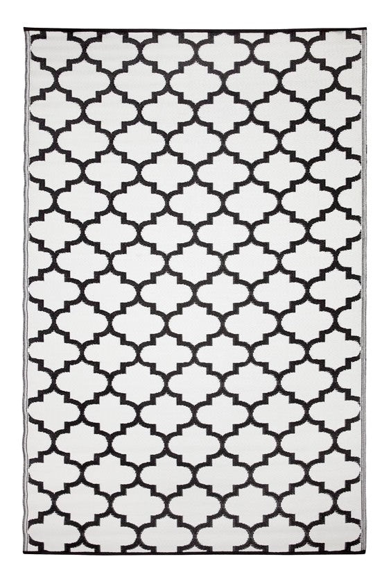 Tangier Reversible Recycled-Plastic Outdoor Rug Boho Road Trip