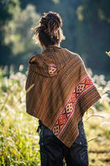 Tribal Celtic Yak Wool Poncho 