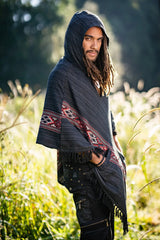 Tribal Celtic Yak Wool Poncho 