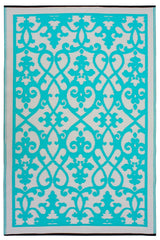 Venice Reversible Recycled-Plastic Rug Boho Road Trip