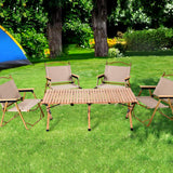 4 Person Camping Low-Table and Chairs Set