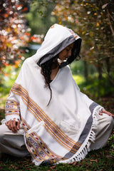Women's Yak Wool Tribal Poncho 