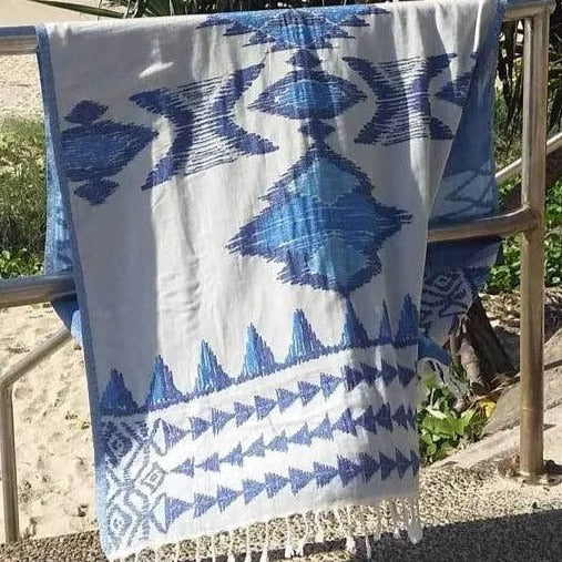 Ocean Warrior Reversible Sand-Free Turkish Towel