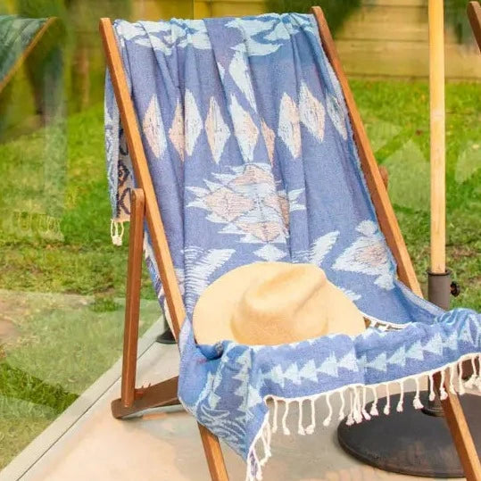Ocean Warrior Reversible Sand-Free Turkish Towel