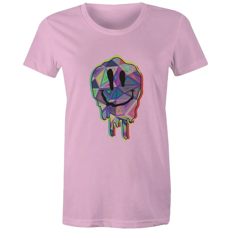 Women's Tee - Melting Happy Face 