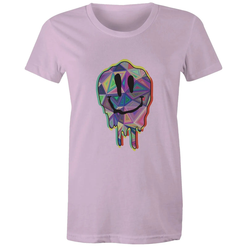 Women's Tee - Melting Happy Face 