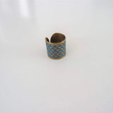 Fairtrade Patina Art Deco Scallop Rings 