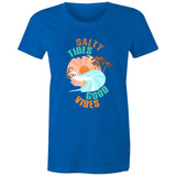 Women's Tee - Salty Tides & Good Vibes