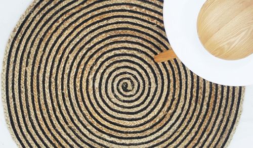 Orchid Round Jute Rug