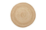 Set of Four Handmade Jute Natural Placemats And Coasters